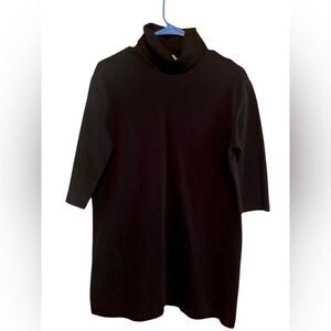 Zara Trafaluc Black Turtleneck Tunic Dress